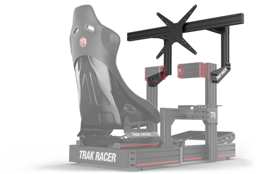 Supporto per monitor singolo a telaio 800mm (TR80-TR120-TR160) Trak Racer anteprima frontale