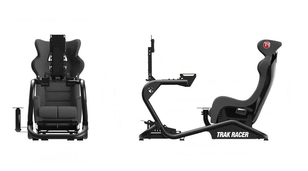 Trak Racer TR8 PRO dimensioni prodotto